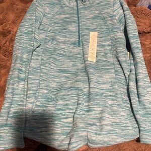 St. John's Bay Blue Long Sleeve Quarter-Zip